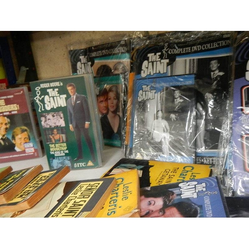 7 - One shelf of books and magazines including The Saint, Space 1999, The Persuaders and small paperback... 