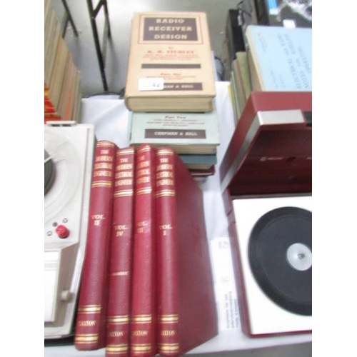 1142 - 4 volumes of 'Modern Electrical Engineer', 'Radio Receiver Design' K R Sturley, Vols 1 & 2 and vario... 