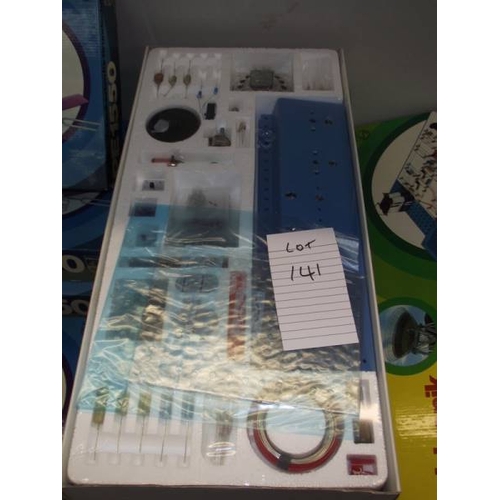 141 - 4 German Philips electronic kits, EE2003, some components may be missing, being sold as seen. Collec... 