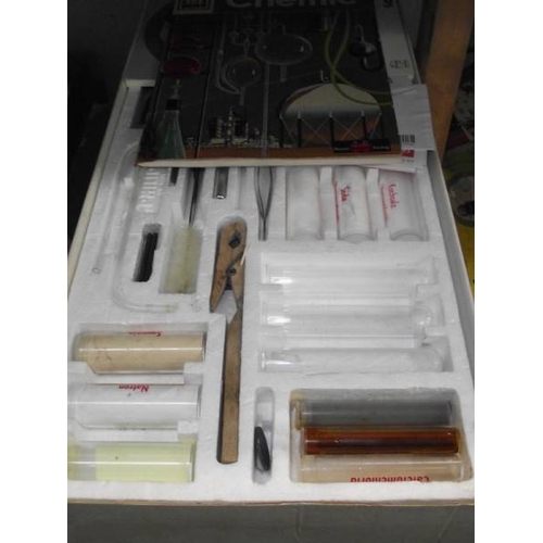 171 - 4 German Philips chemistry kits, CE1401, some components may be missing, being sold as seen. Collect... 