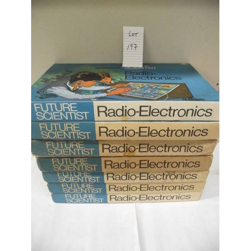 197 - 7 Waddington's radio electronic kits, No.343, some boxes a/f some components may be missing, being s... 