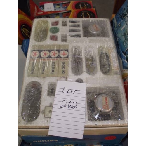262 - 5 Philips electronic engineer sets, No.20 x 2, No.A20 x 3,  some components may be missing so being ... 