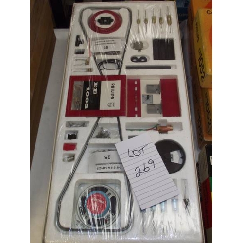 269 - 2 Philips electronic kits (German) EE1003,  some components may be missing so being sold as seen, co... 