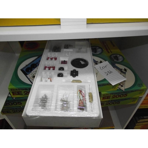 286 - 9 Philips electronic kits EE2005,  some components may be missing so being sold as seen, collect onl... 