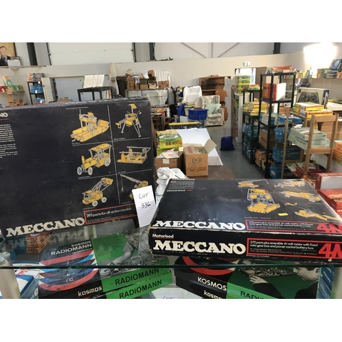 336 - Meccano set 4M & 5, both unchecked but with many pieces