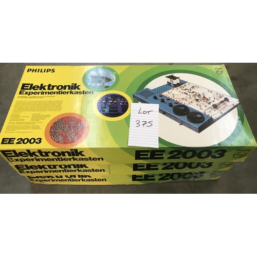 375 - 3 Philips (German) electronic kits EE2003