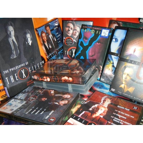 9 - On shelf on Magazines, books, videos, CD's etc., relating to The X Files.