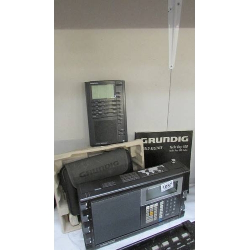 1087 - A Grundig Satellit 500 and YB500 both in working order.