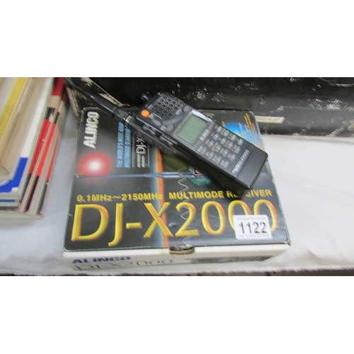 1122 - An Alinco DJ-X2000E multi band receiver, new/boxed.