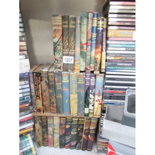 1207 - Approximately 30 mid 20th century books including Biggles, E C Elliot etc.including approximately 10... 