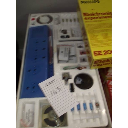 145 - 4 German Philips electronic kits EE2003, some components may be missing, being sold as seen. Collect... 