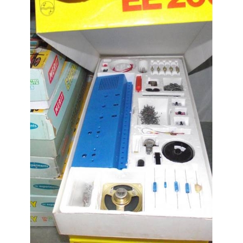 170 - 4 German electronic kits EE2003, some components may be missing, being sold as seen. Collect only