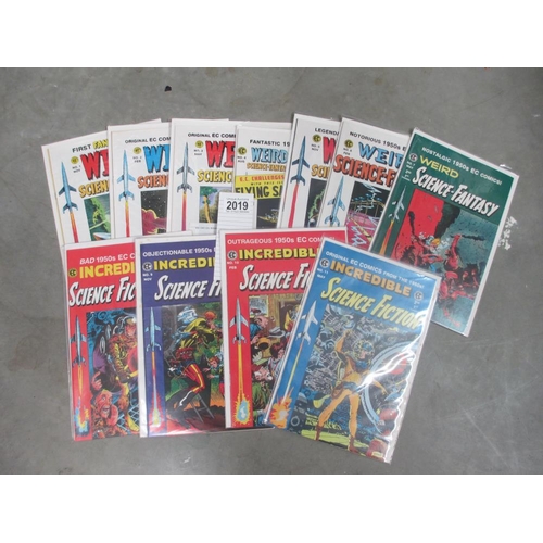 2019 - EC Comics Weird Science Fantasy issues 1-7 and Weird Science Fiction issues 8-11