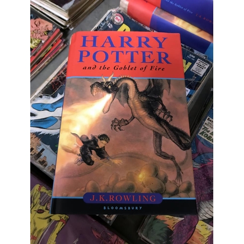 2058 - 11 copies of Harry Potter & The Goblet of Fire, first editions