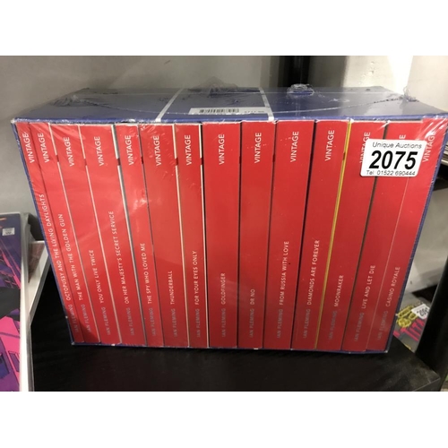 2075 - A new & sealed set of Ian Fleming various James Bond book collection