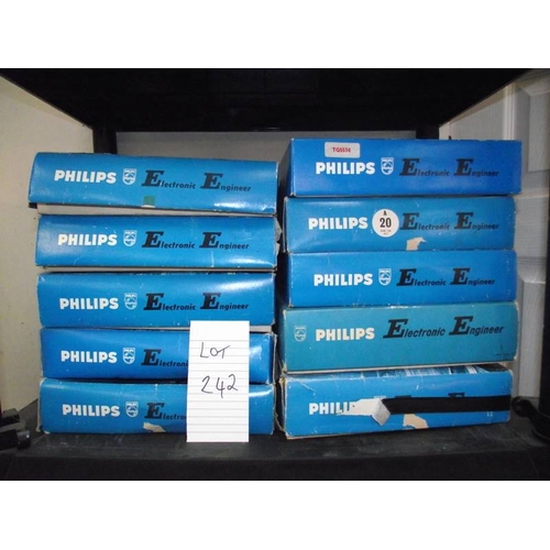 242 - 10 Philips A20 electronic engineer sets, may be missing some components so being sold as seen, colle... 