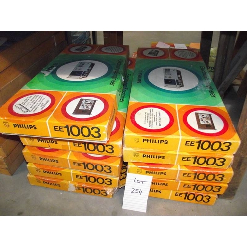 254 - 10 Philips EE 1003 electronic engineer sets, some components may be missing so being sold as seen, c... 