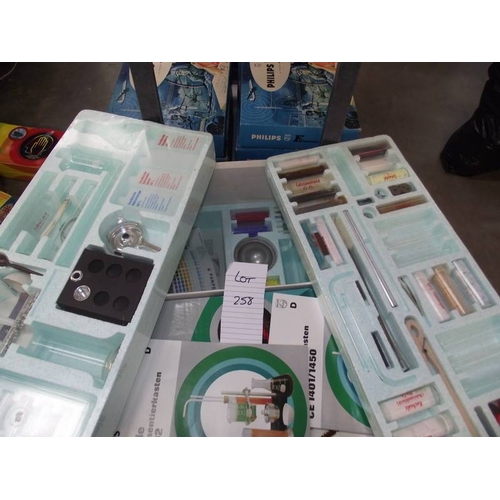 258 - A Philips (German) chemist set CE1400, sealed inside, sold as seen, collect only