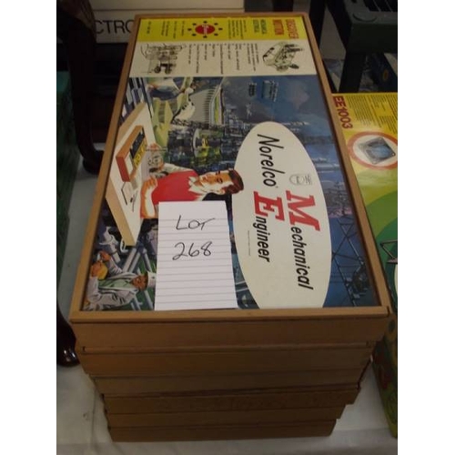 268 - 4 Philips and 2 Norelco mechanical engineer kits ME1200,  some components may be missing so being so... 