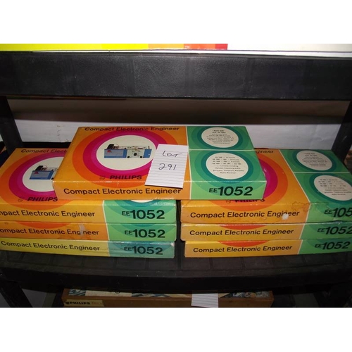 291 - 7 Philips electronic sets, EE1052,  some components may be missing so being sold as seen, collect on... 