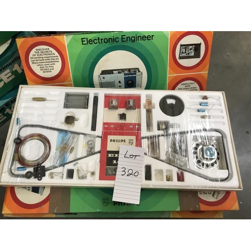 320 - 4 Philips electronic kits, EE1003, may be missing some components, so being sold as seen, collect on... 