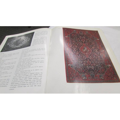 3296 - 3 books entitles 'European Carpets'. 'Rugs & Carpets of the Orient' and 'Techniques of Rug Weaving'.