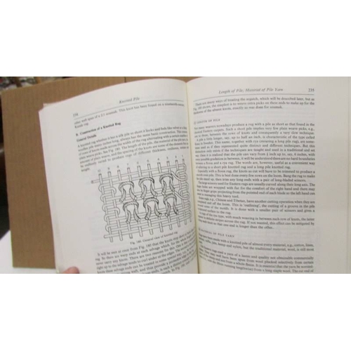 3296 - 3 books entitles 'European Carpets'. 'Rugs & Carpets of the Orient' and 'Techniques of Rug Weaving'.
