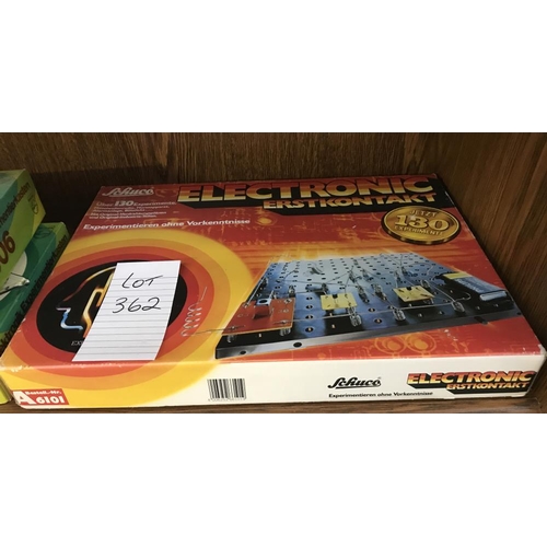 362 - A Schuco (German) electronic kit A6101, still sealed inside, being sold as seen, collect only