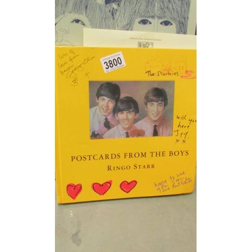 3800 - ''Postcards from the Boys'' hard cover book.