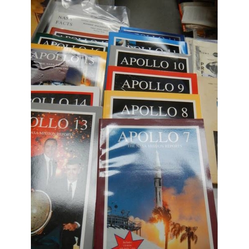 3809 - A huge mixed lot of space related memorabilia including Apollo, books, videos, slides, photographs e... 