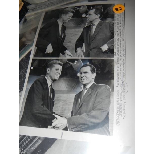 3810 - A massive lot of JFK related items including photographs, posters, books, videos, slides, newspapers... 