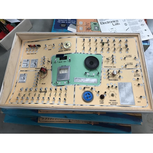 402 - 3 Future scientist electronic labs no. 344, may be missing some components, so being sold as seen, c... 