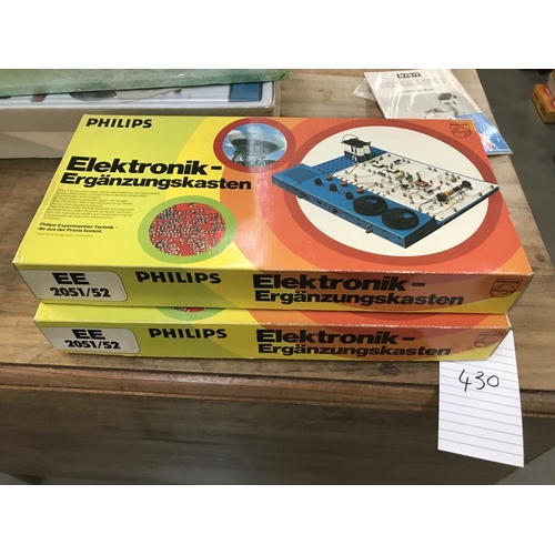 430 - 2 Philips EE2051/52 electronic kits (both sealed)