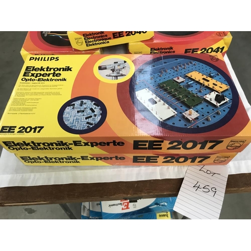 459 - 2 Philips electronic EE2017 kits (1 sealed), may be missing some components, so being sold as seen, ... 