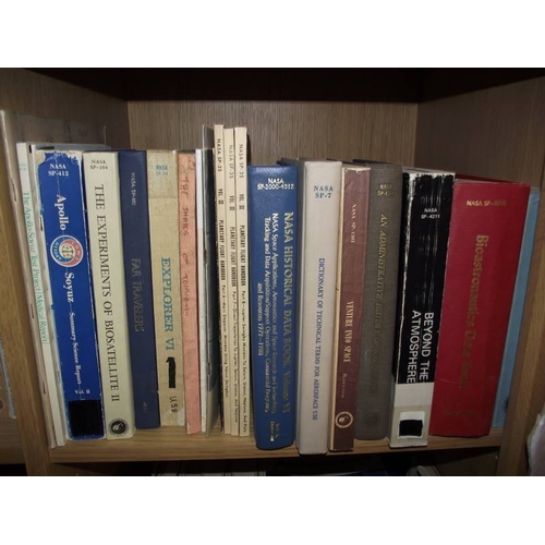 472 - A large selection of NASA space program technical reports, books, etc.