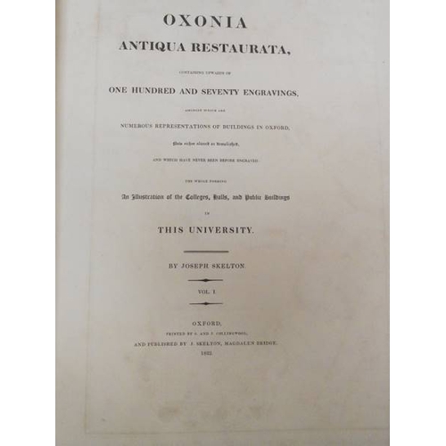 608 - Volume 1 'Oxonia Antiqua Restaurata' Selton, No. 1823.