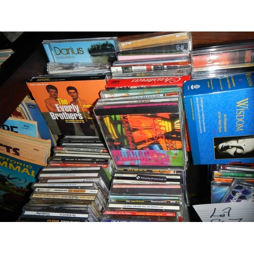 87 - A large quantity of assorted CD's.