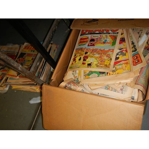 88 - A large quantity of comics including Valiant, Tornado, TV Comic etc.,