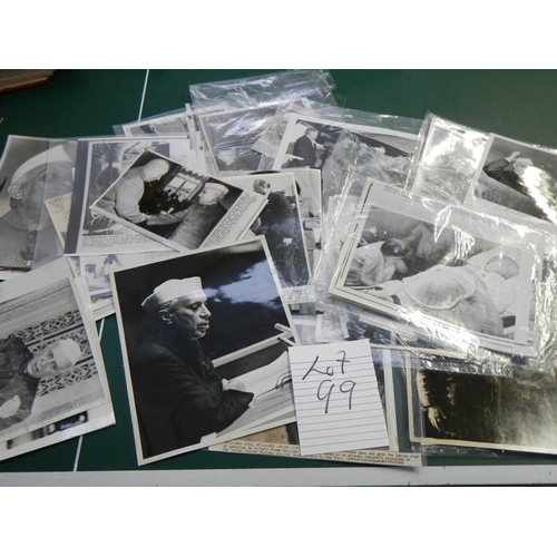 99 - A large quantity of black and white photo's relating to President Nero.