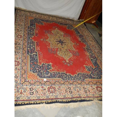 574 - A good mid 20th century carpet needs and good clean but otherwise in good condition, 3 m x 2.5 m.