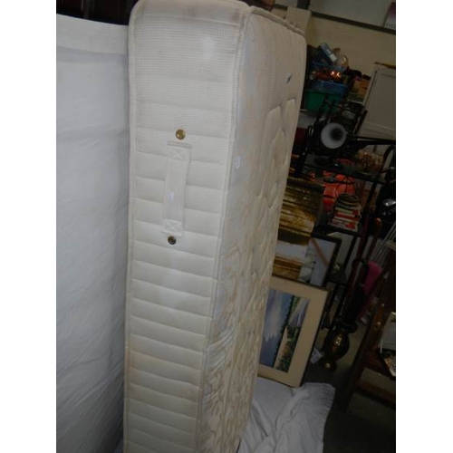 602 - A good unmarked 3' x 6' mattress, 10'' deep.