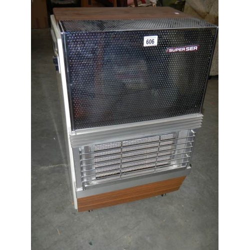 606 - A Superserve gas heater.