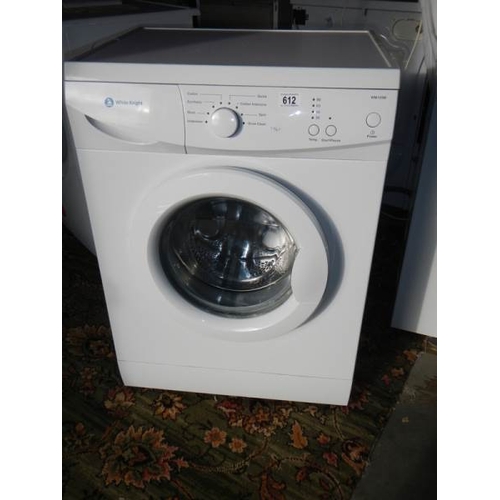 612 - A White Knight WM 105M washing machine with drum clean function.