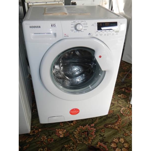 613 - A Hoover Dyno 7164 Dix 7kg, 1600 rpm washing machine with 'Intelligent Sensor' with instruction book... 