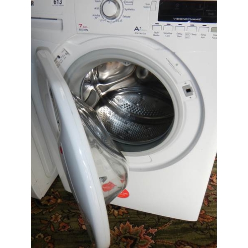 613 - A Hoover Dyno 7164 Dix 7kg, 1600 rpm washing machine with 'Intelligent Sensor' with instruction book... 