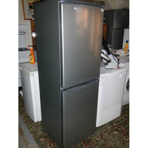 616 - A very clean Hotpoint R134A fridge freezer, 165cm tall x 55cm wide.