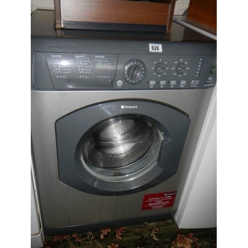 626 - A Hotpoint Aquatius WML540 6kg 1400 spin washing machine.