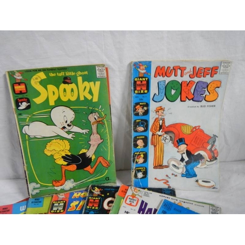 704 - 12 comics including Spooky, Mutt & Jeff Jokes etc.,