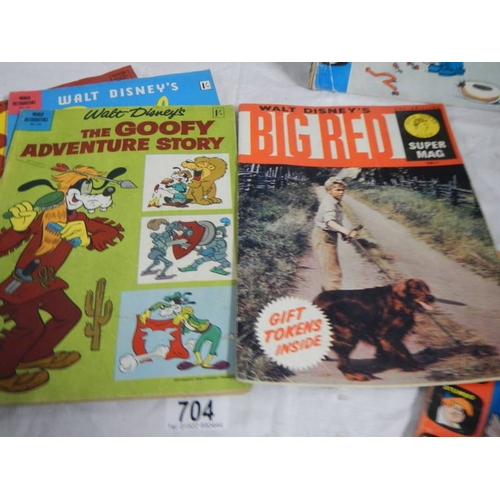 704 - 12 comics including Spooky, Mutt & Jeff Jokes etc.,