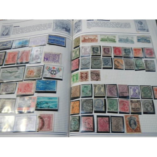 712 - 6 part filled stamp albums.